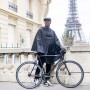 Poncho de pluie RACER The Field Noir Unisexe