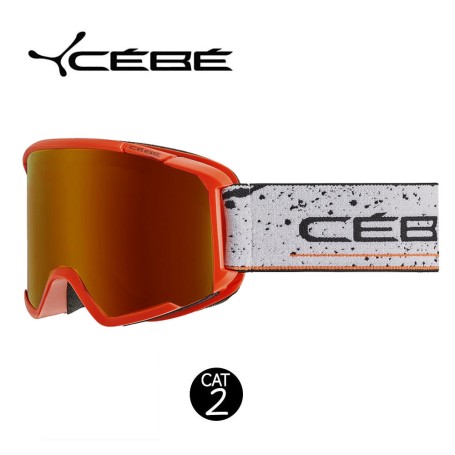 Masque de ski CEBE Intrepid Orange Unisexe Cat.2