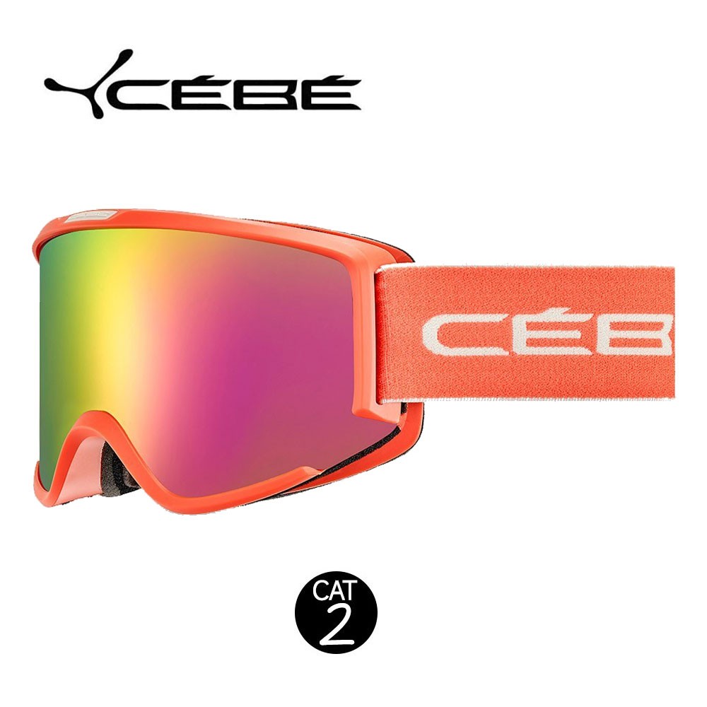 Masque de ski CEBE Silhouette Corail Femme Cat.2