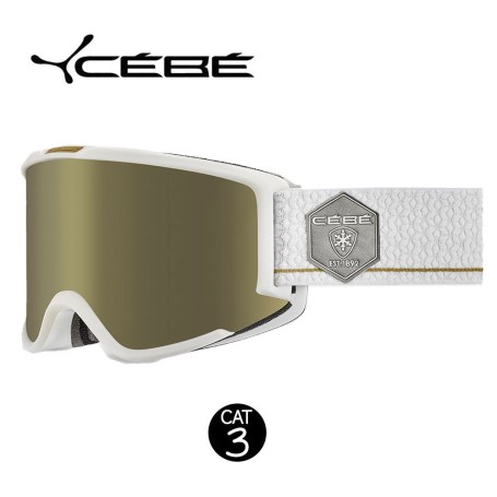 Masque de ski CEBE Silhouette Blanc Femme Cat.3