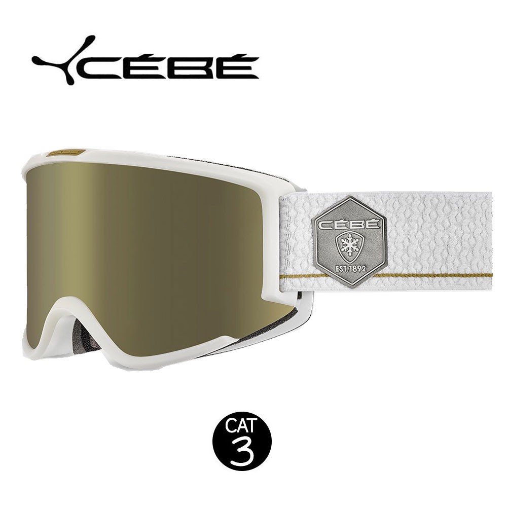 Masque de ski CEBE Silhouette Blanc Femme Cat.3