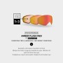Masque de ski CEBE Slider Blanc/Or Unisexe Photochromique