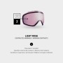 Masque de ski CEBE Razor Evo Blanc Unisexe Cat.2