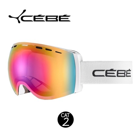 Masque de ski CEBE Cloud Blanc Unisexe Cat.3