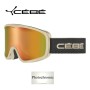 Masque de ski CEBE Striker Evo Beige Unisexe Photochromique