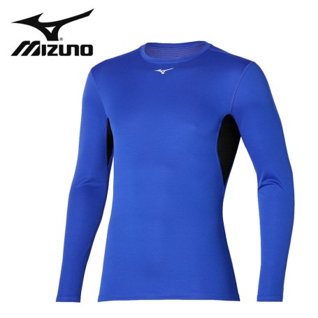 Maillot thermique MIZUNO Mid Weight Crew Bleu Hommes