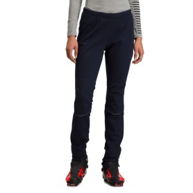 Pantalon de ski nordique ROSSIGNOL Softshell Bleu marine Femme