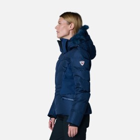Veste de ski ROSSIGNOL Ruby Merino Down Bleu marine Femme