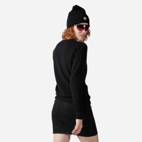 Pull ROSSIGNOL Signature Knit Noir Femme
