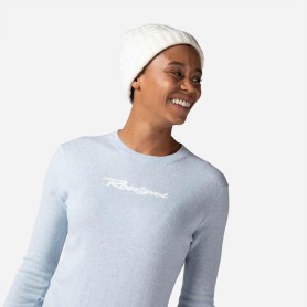 Pull ROSSIGNOL Signature Knit Bleu clair Femme