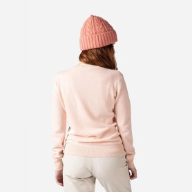 Pull ROSSIGNOL Signature Knit Rose clair Femme