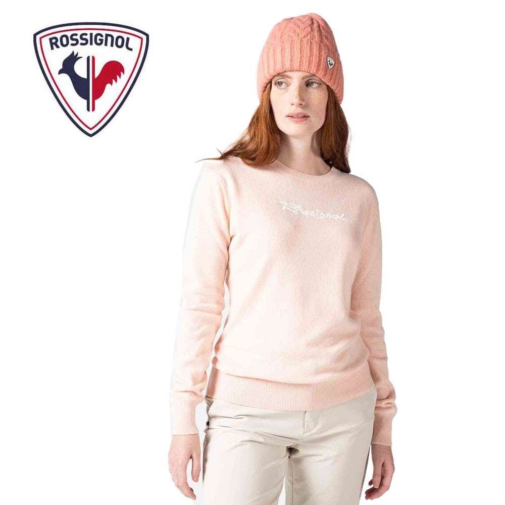 Pull ROSSIGNOL Signature Knit Rose clair Femme