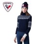 Pull ROSSIGNOL Vintage TN Knit Bleu marine Femme