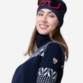 Pull ROSSIGNOL Vintage TN Knit Bleu marine Femme