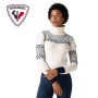 Pull ROSSIGNOL Vintage TN Knit Blanc Femme