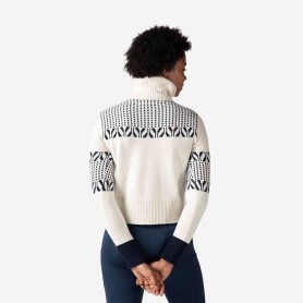 Pull ROSSIGNOL Vintage TN Knit Blanc Femme