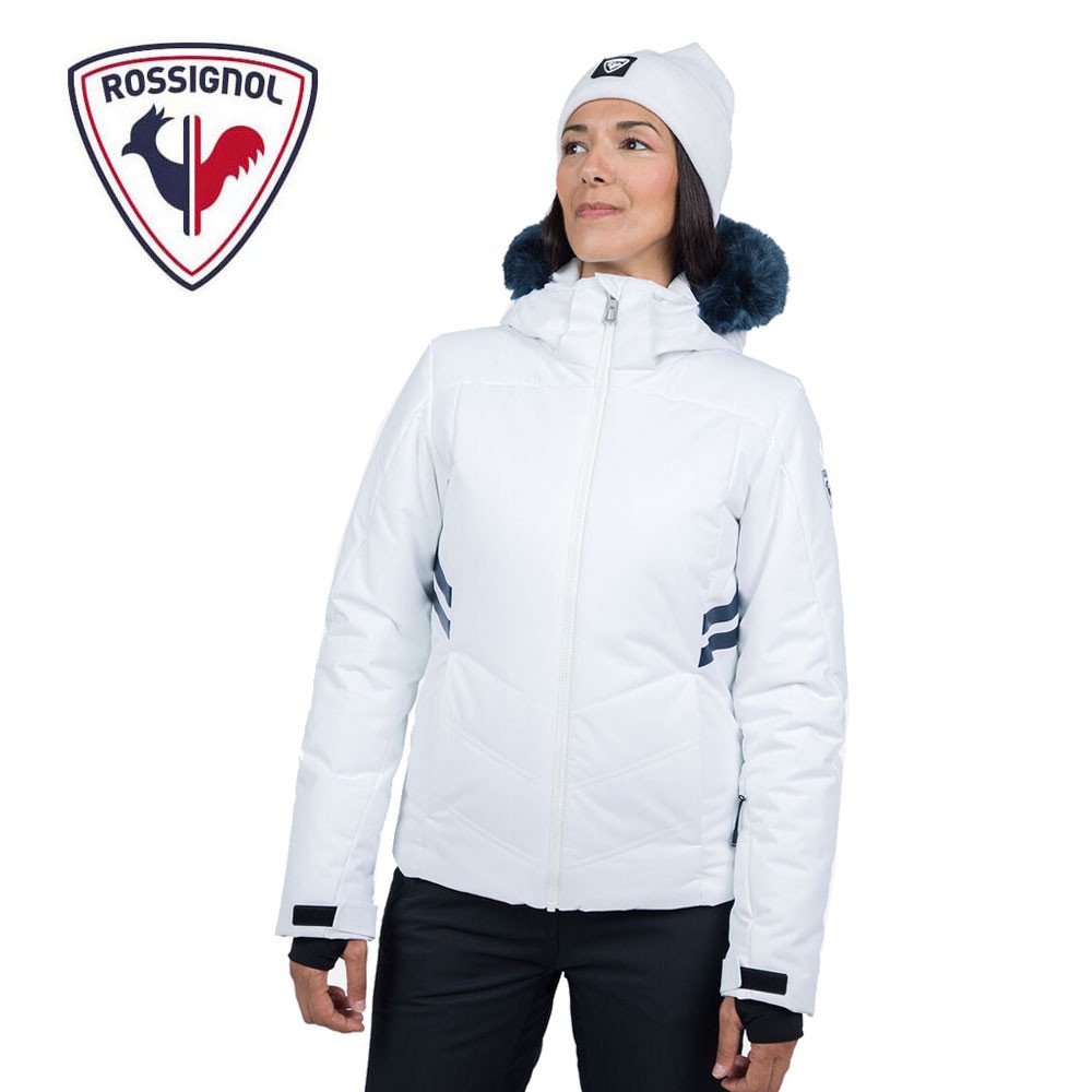 Doudoune de ski ROSSIGNOL Ski Jacket Blanc Femme