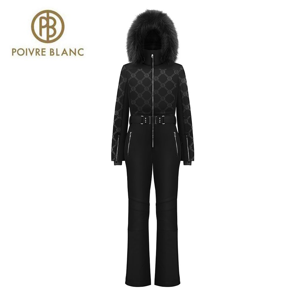 Combinaison de ski POIVRE BLANC W23-0831 WO/E Embo Noir Femme
