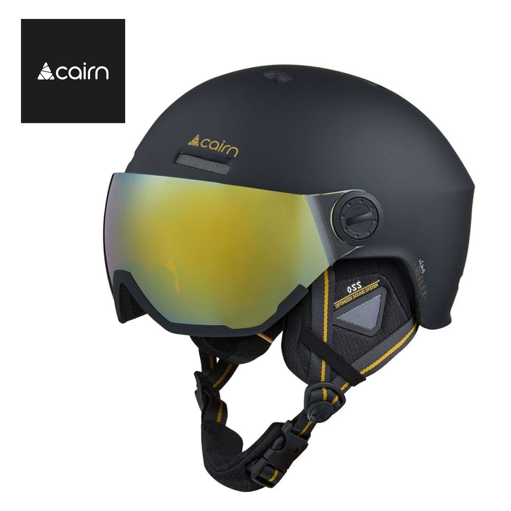 Casque de ski CAIRN Reflex Visor Noir Unisexe - Cat.3