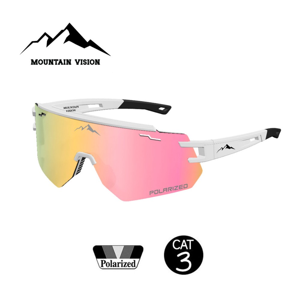 Lunettes polarisées MOUNTAIN VISION Speed Blanc - Cat.3