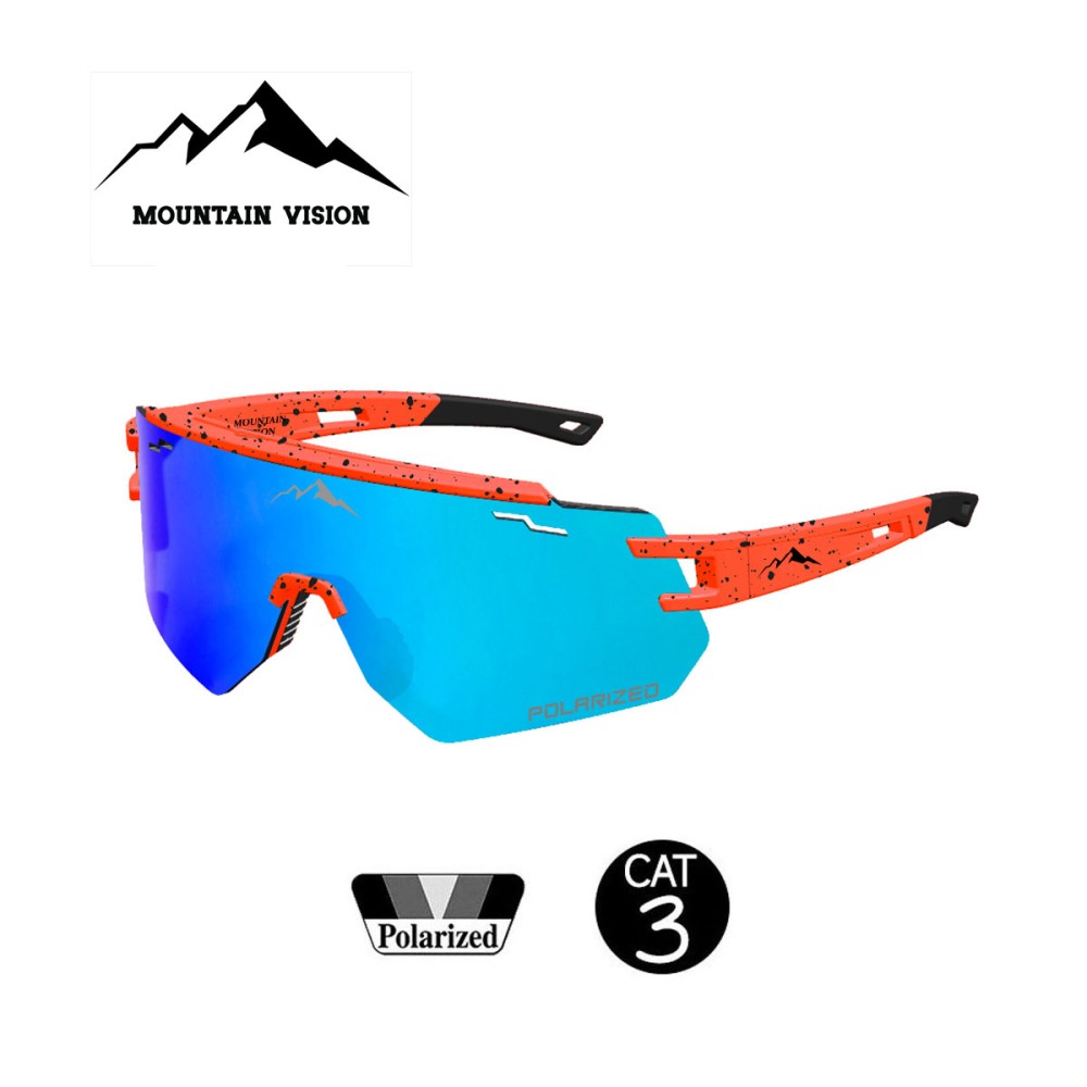 Lunettes polarisées MOUNTAIN VISION Speed Orange - Cat.3