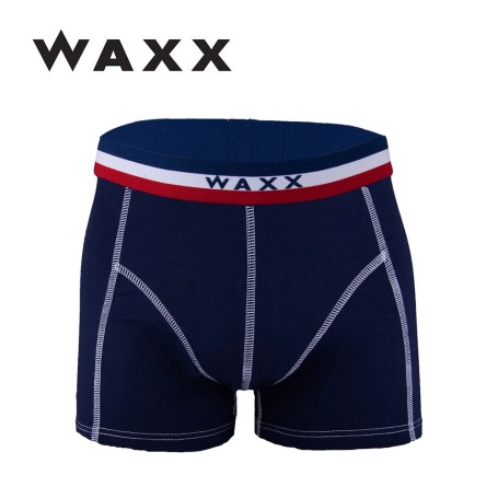 Boxer coton WAXX Frenchy Bleu marine Homme