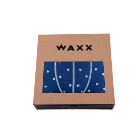 Boxer microfibre WAXX Cocorico Bleu marine Homme