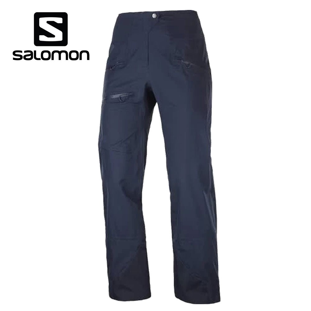 Pantalon Ski de rando SALOMON Outpeak Gtx Bleu marine Femme
