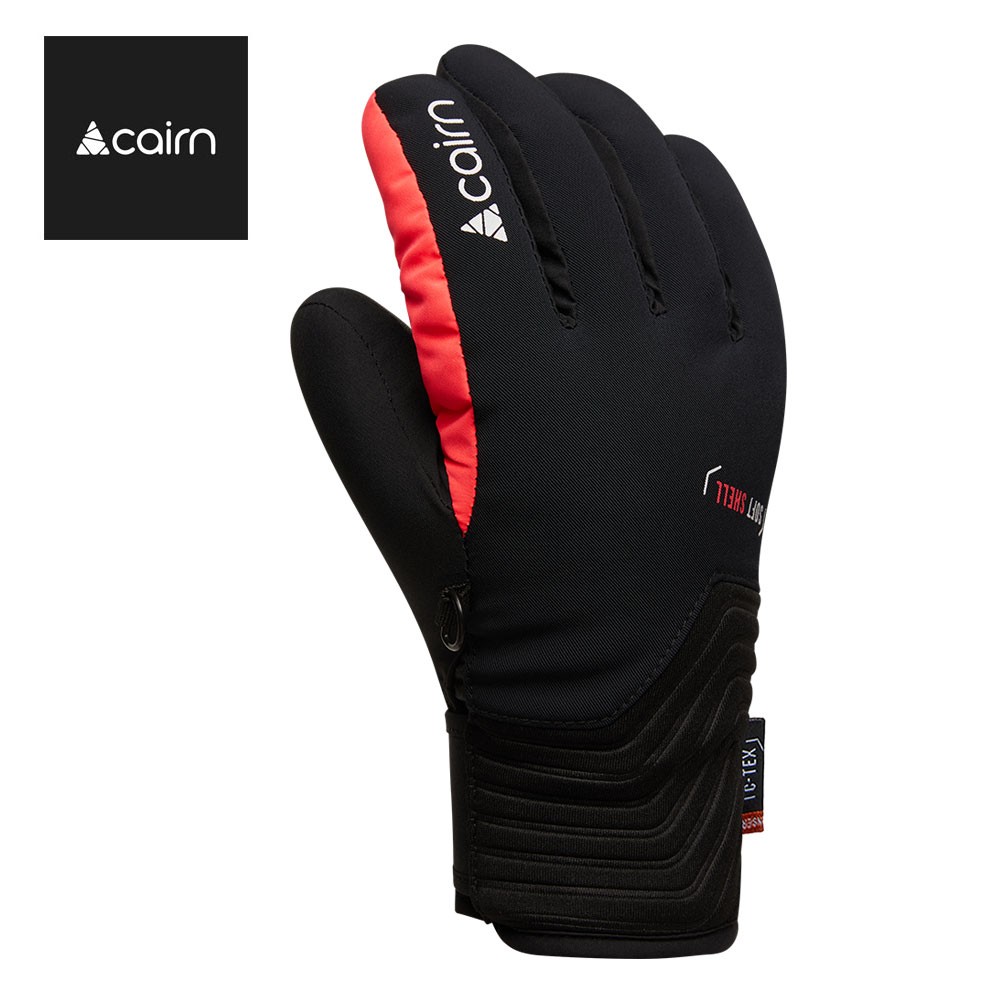 Gants de ski CAIRN Elena J Noir/Rose Junior