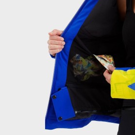 Veste de ski DUVILLARD Ecandies Bleu / Jaune Femme