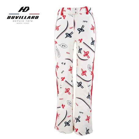 Fuseau de ski DUVILLARD Lepiney Rouge/Blanc Femme