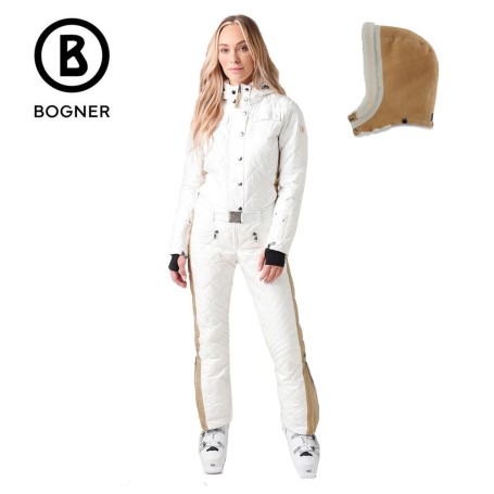 Combinaison de ski BOGNER Greta-D Blanc Femme