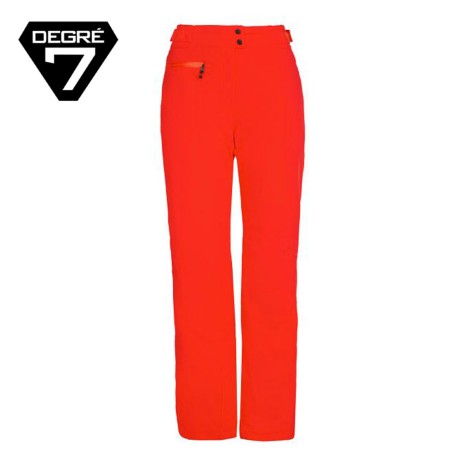 Pantalon de ski DEGRE 7 Presset Orange Femme