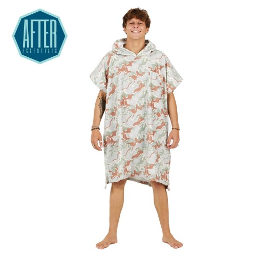 Poncho de bain AFTER ESSENTIALS Camo Desert Unisexe