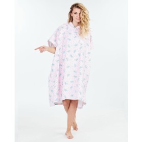 Poncho de bain AFTER ESSENTIALS Watermelon Rose Unisexe