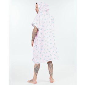 Poncho de bain AFTER ESSENTIALS Watermelon Rose Unisexe