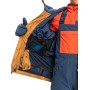 Veste de ski QUIKSILVER Side Hit Camel/Bleu Garçon