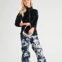 Pantalon de ski ROXY Backyard Noir/Fleurs Fille