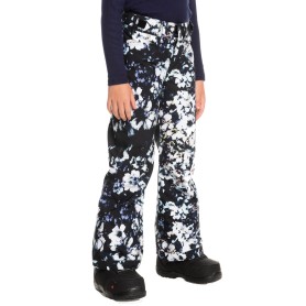 Pantalon de ski ROXY Backyard Noir/Fleurs Fille