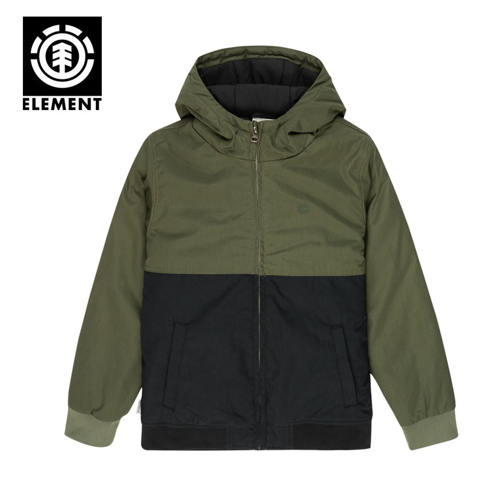 Blouson ELEMENT Dulcey Two Tones Kaki/Noir Garcon