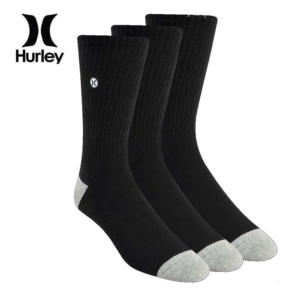 Chaussettes HURLEY Noir Homme (X 3 paires)