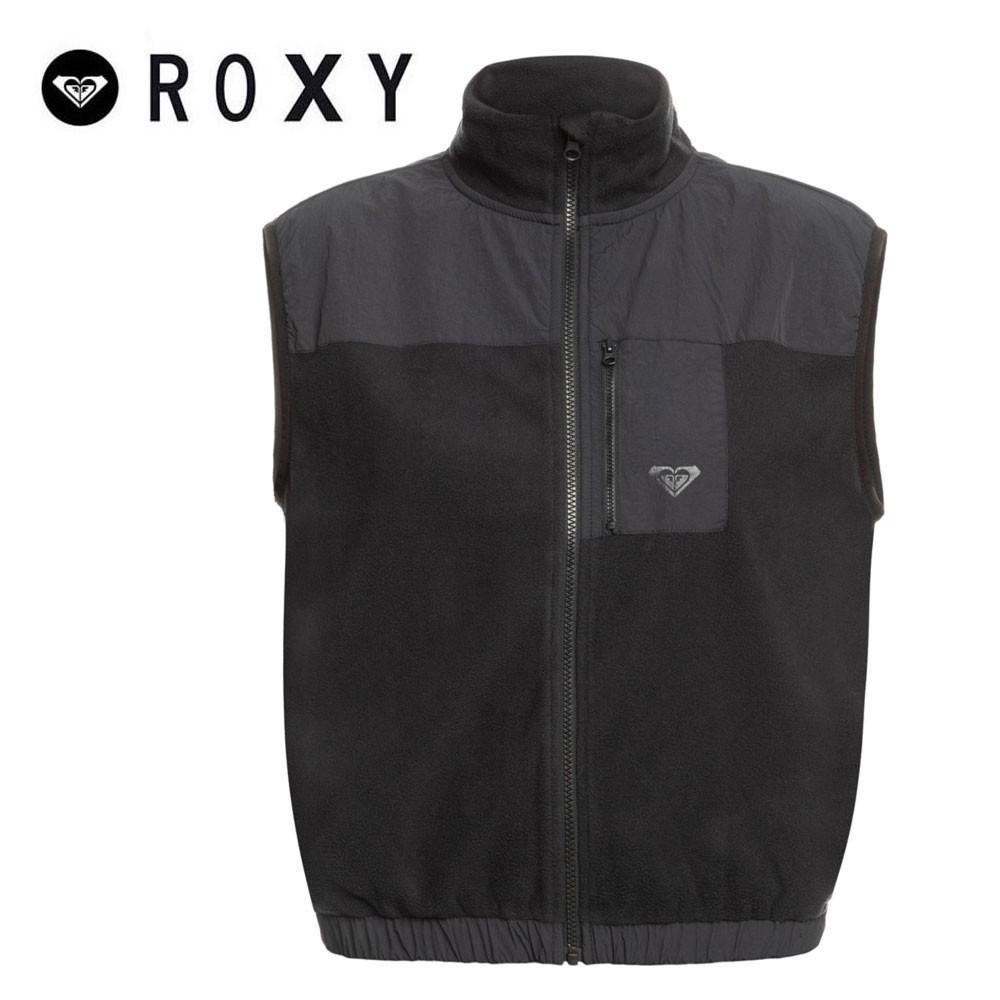 Veste polaire ROXY Waves of Warmth Zip Up Noir Femme
