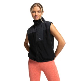 Veste polaire ROXY Waves of Warmth Zip Up Noir Femme