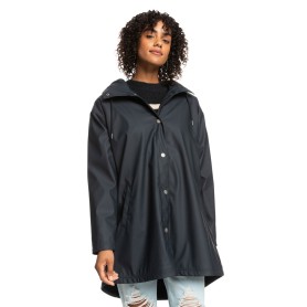 Parka imperméable ROXY Rain Dance Polar Noir Femme