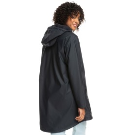 Parka imperméable ROXY Rain Dance Polar Noir Femme