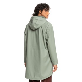 Parka imperméable ROXY Rain Dance Polar Vert Femme