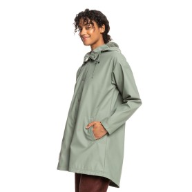 Parka imperméable ROXY Rain Dance Polar Vert Femme