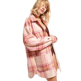 Surchemise ROXY Ring Tone Rose Femme