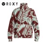 Sweat polaire zippée ROXY Live Out Loud Marron/Vert Femme