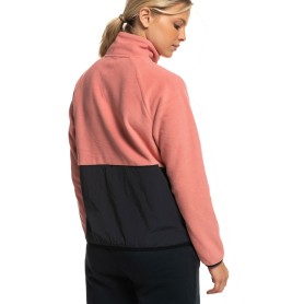 Veste zippée ROXY Waves of Warmth Tech Rose Femme